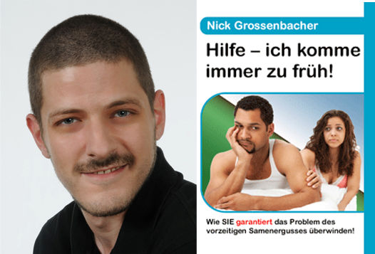 Der junge Schweizer Autor Nick Grossenbacher (li.) legt mit seinem Buch Hilfe  ich komme immer zu frh! einen  Ratgeber vor, der sich dank seines einzigartigen Ansatzes von der Masse abhebt. | Freie-Pressemitteilungen.de